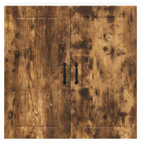 Produktbild för Väggskåp LUCCA Rökt ek 80 x 31 x 80 cm Konstruerat trä