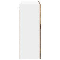 Produktbild för Väggskåp LUCCA Rökt ek 80 x 31 x 80 cm Konstruerat trä