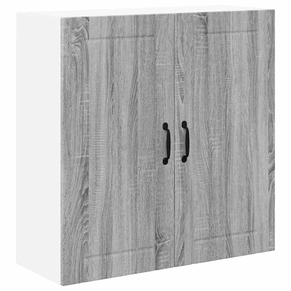 Produktbild för Väggskåp LUCCA Grå sonoma-ek 80 x 31 x 80 cm Konstruerat trä