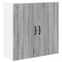 Produktbild för Väggskåp LUCCA Grå sonoma-ek 80 x 31 x 80 cm Konstruerat trä
