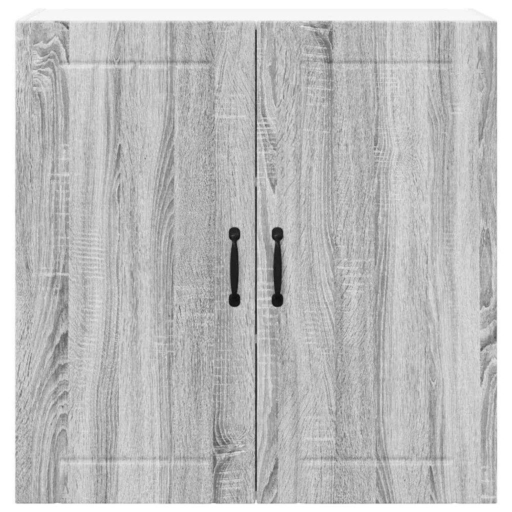 Produktbild för Väggskåp LUCCA Grå sonoma-ek 80 x 31 x 80 cm Konstruerat trä