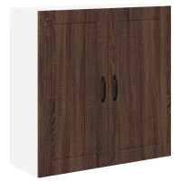 Produktbild för Väggskåp LUCCA Brun ek 80 x 31 x 80 cm Konstruerat trä