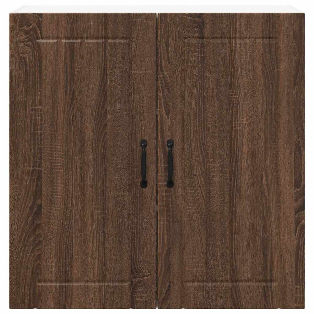 Produktbild för Väggskåp LUCCA Brun ek 80 x 31 x 80 cm Konstruerat trä