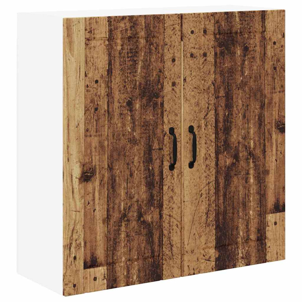 Produktbild för Väggskåp LUCCA Gammalt trä 80 x 31 x 80 cm Konstruerat trä