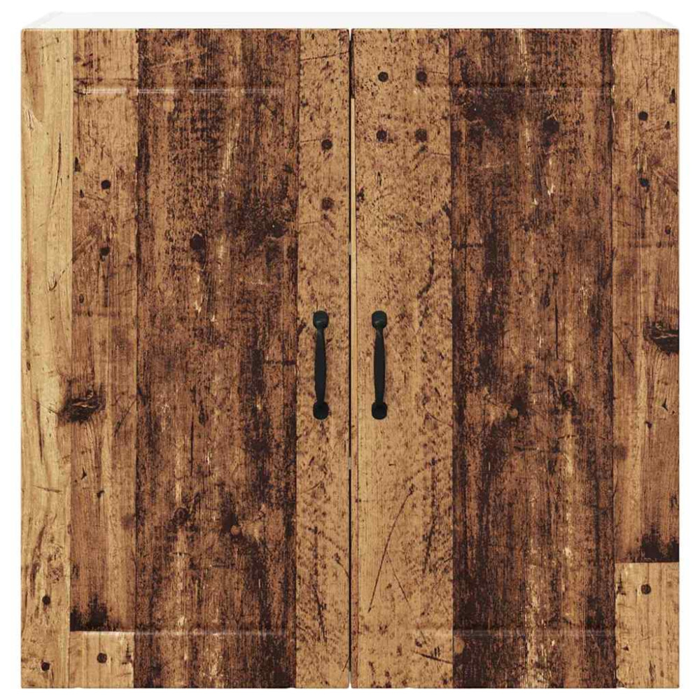 Produktbild för Väggskåp LUCCA Gammalt trä 80 x 31 x 80 cm Konstruerat trä