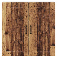 Produktbild för Väggskåp LUCCA Gammalt trä 80 x 31 x 80 cm Konstruerat trä
