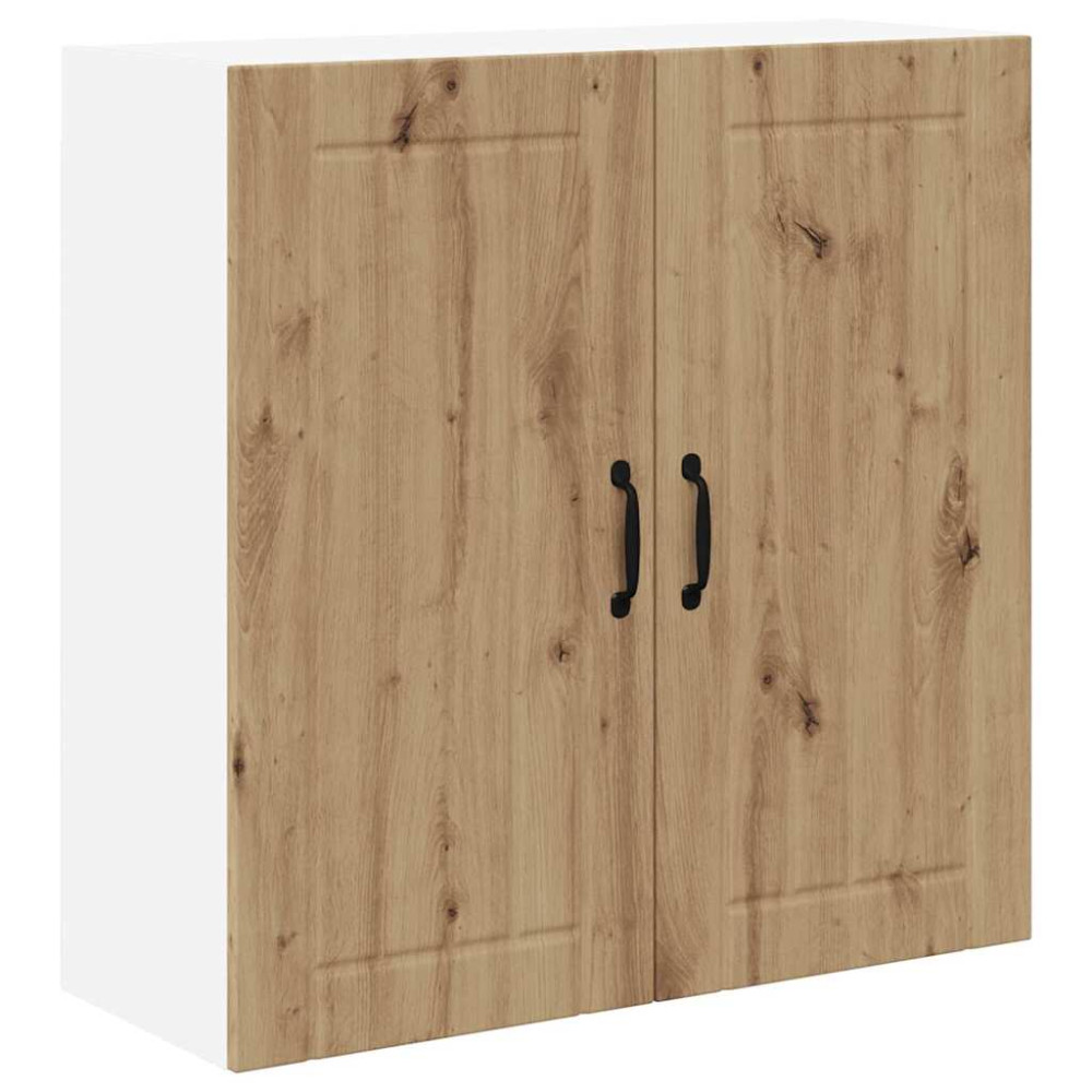 Produktbild för Väggskåp LUCCA Artisan-ek 80 x 31 x 80 cm Konstruerat trä