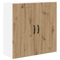 Produktbild för Väggskåp LUCCA Artisan-ek 80 x 31 x 80 cm Konstruerat trä