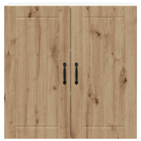 Produktbild för Väggskåp LUCCA Artisan-ek 80 x 31 x 80 cm Konstruerat trä