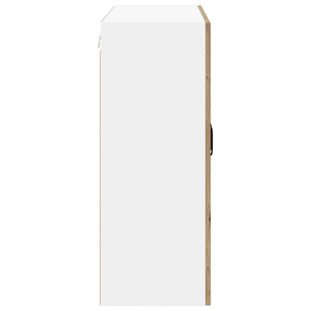 Produktbild för Väggskåp LUCCA Artisan-ek 80 x 31 x 80 cm Konstruerat trä