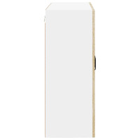 Produktbild för Väggglasförråd LUCCA Sonoma-ek 80 x 31 x 80 cm Konstruerat trä