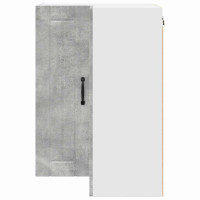 Produktbild för Vägghörnskåp LUCCA Betonggrå 57 x 57 x 80 cm Konstruerat trä