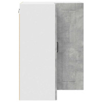 Produktbild för Vägghörnskåp LUCCA Betonggrå 57 x 57 x 80 cm Konstruerat trä