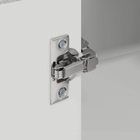 Produktbild för Vägghörnskåp LUCCA Betonggrå 57 x 57 x 80 cm Konstruerat trä