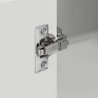 Produktbild för Vägghörnskåp LUCCA Vit högglans 57 x 57 x 80 cm Konstruerat trä