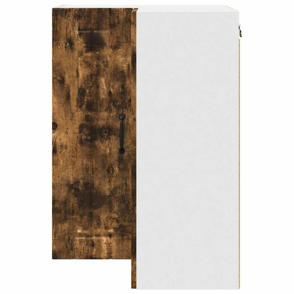 Produktbild för Vägghörnskåp LUCCA Rökt ek 57 x 57 x 80 cm Konstruerat trä