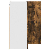 Produktbild för Vägghörnskåp LUCCA Rökt ek 57 x 57 x 80 cm Konstruerat trä