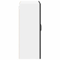 Produktbild för Väggglasförråd LUCCA Svart 60 x 31 x 80 cm Konstruerat trä