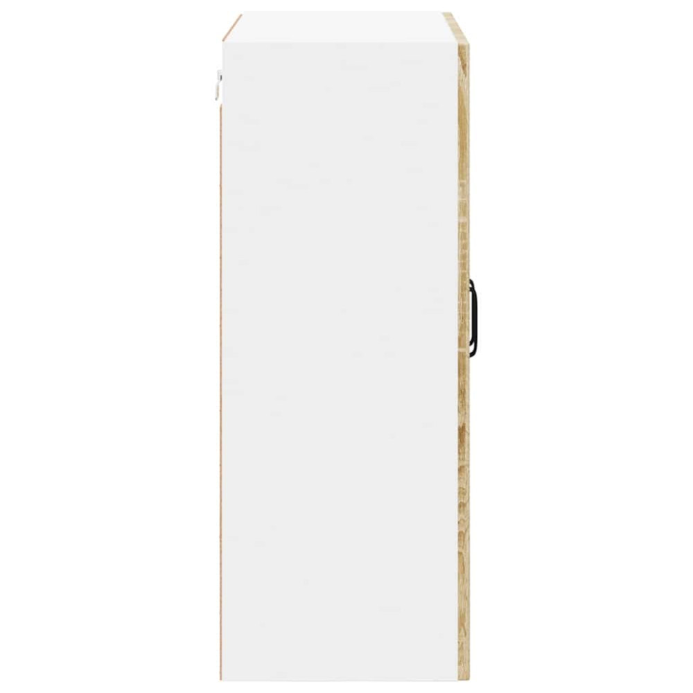 Produktbild för Väggglasförråd LUCCA Sonoma-ek 60 x 31 x 80 cm Konstruerat trä