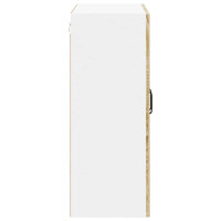 Produktbild för Väggglasförråd LUCCA Sonoma-ek 60 x 31 x 80 cm Konstruerat trä