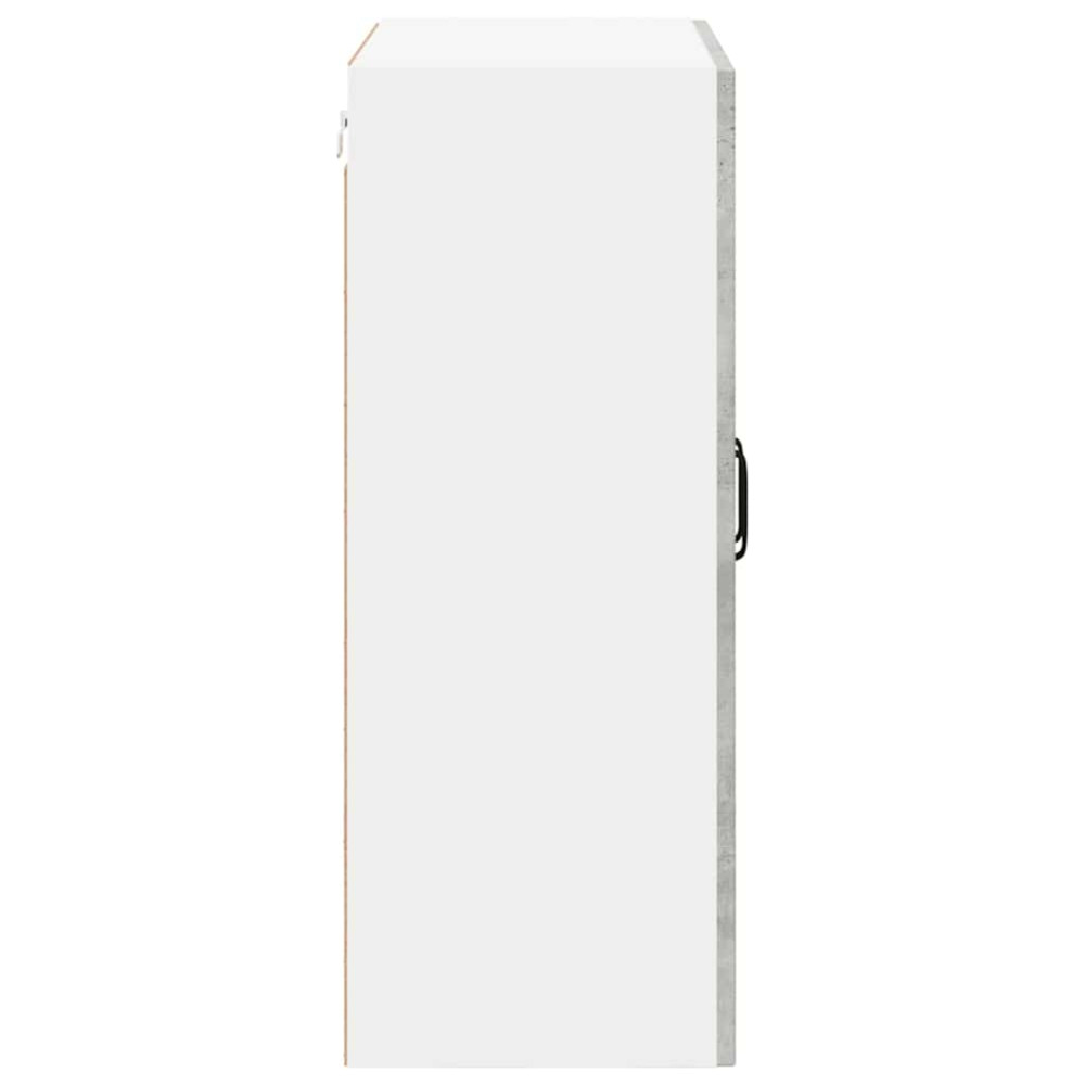 Produktbild för Väggglasförråd LUCCA Betonggrå 60 x 31 x 80 cm Konstruerat trä