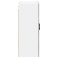 Produktbild för Väggglasförråd LUCCA Betonggrå 60 x 31 x 80 cm Konstruerat trä