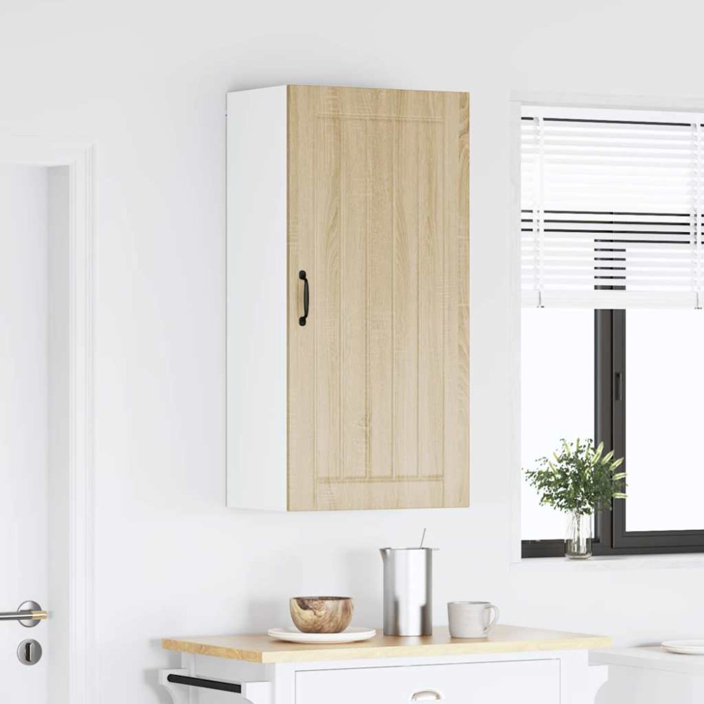 Produktbild för Väggskåp LUCCA Sonoma-ek 50 x 31 x 100 cm Konstruerat trä