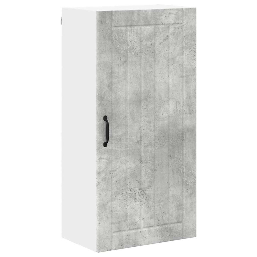 Produktbild för Väggskåp LUCCA Betonggrå 50 x 31 x 100 cm Konstruerat trä
