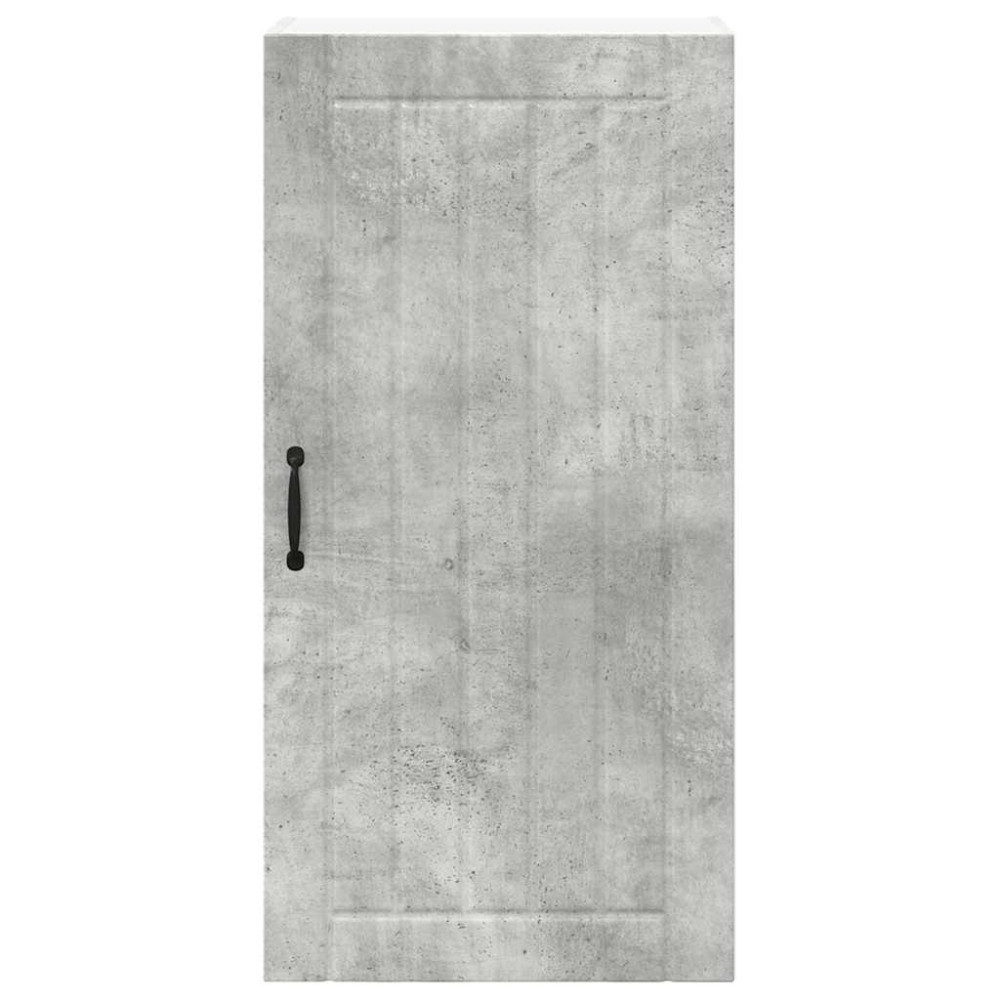 Produktbild för Väggskåp LUCCA Betonggrå 50 x 31 x 100 cm Konstruerat trä