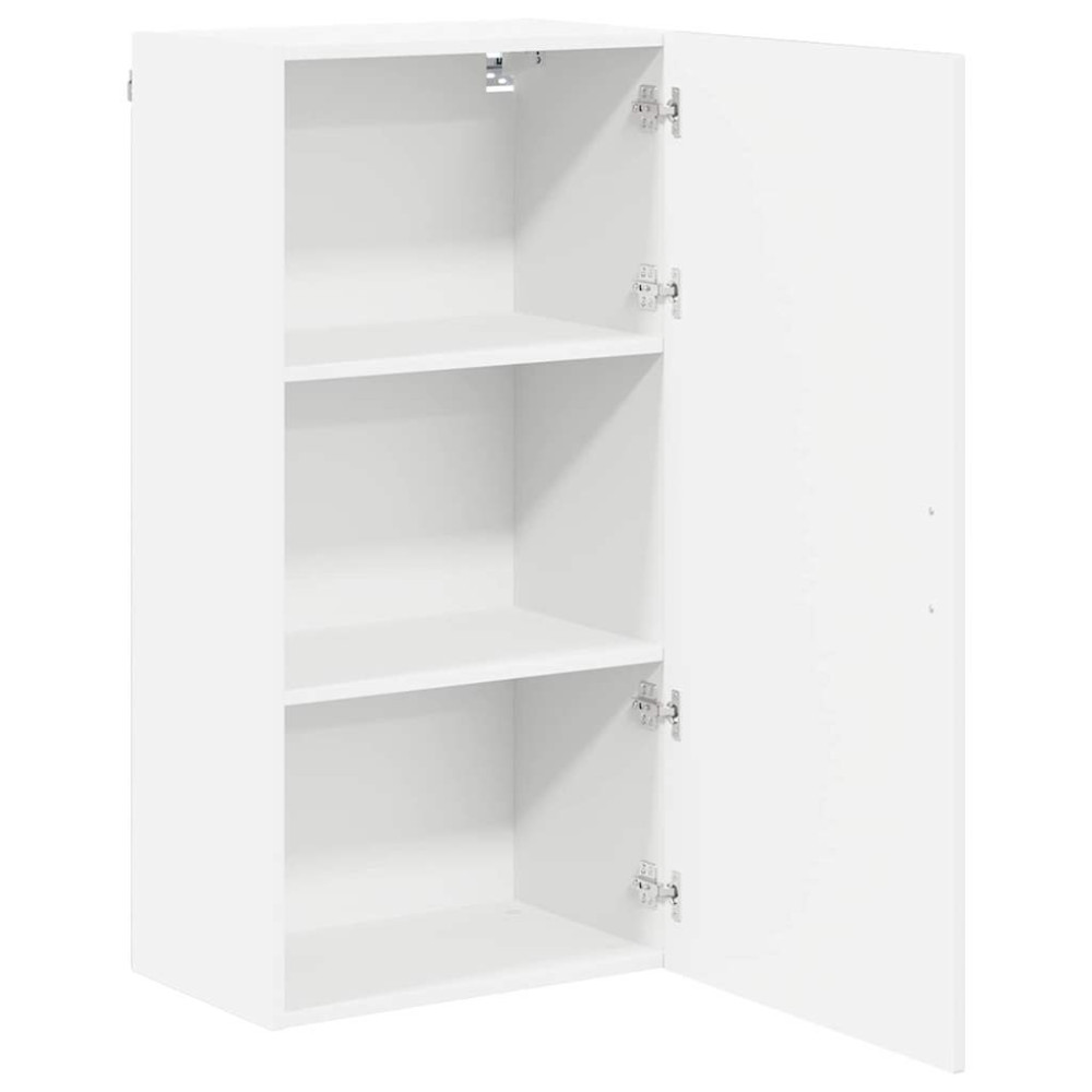Produktbild för Väggskåp LUCCA Vit högglans 50 x 31 x 100 cm Konstruerat trä