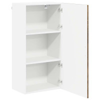 Produktbild för Väggskåp LUCCA Rökt ek 50 x 31 x 100 cm Konstruerat trä