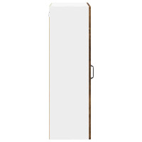 Produktbild för Väggskåp LUCCA Rökt ek 50 x 31 x 100 cm Konstruerat trä