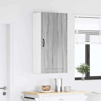 Produktbild för Väggskåp LUCCA Grå sonoma-ek 50 x 31 x 100 cm Konstruerat trä