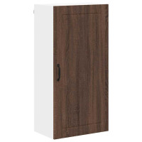 Produktbild för Väggskåp LUCCA Brun ek 50 x 31 x 100 cm Konstruerat trä
