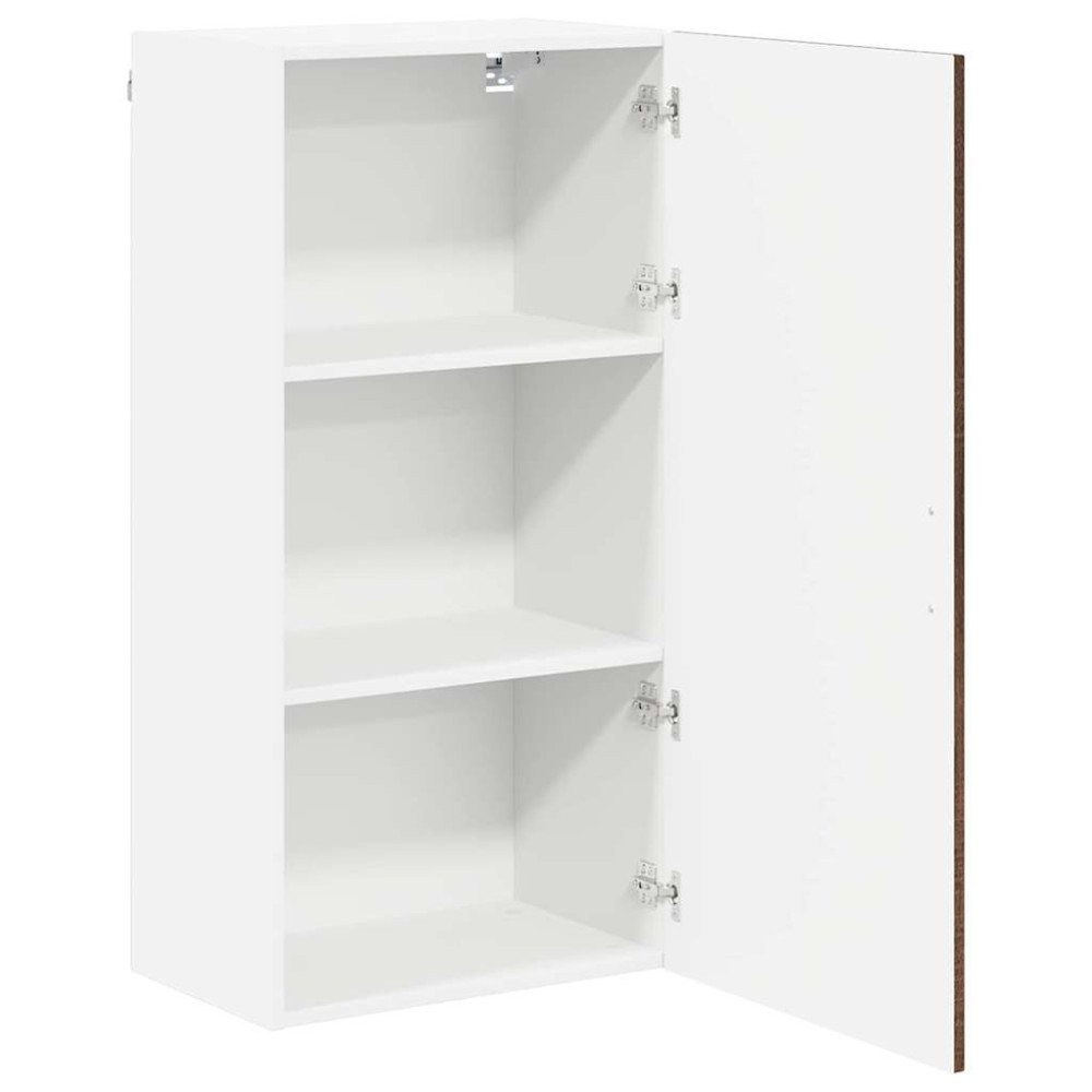 Produktbild för Väggskåp LUCCA Brun ek 50 x 31 x 100 cm Konstruerat trä
