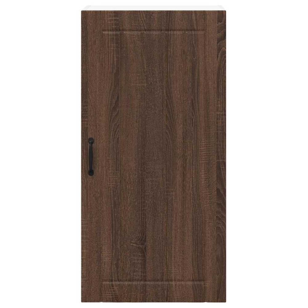 Produktbild för Väggskåp LUCCA Brun ek 50 x 31 x 100 cm Konstruerat trä