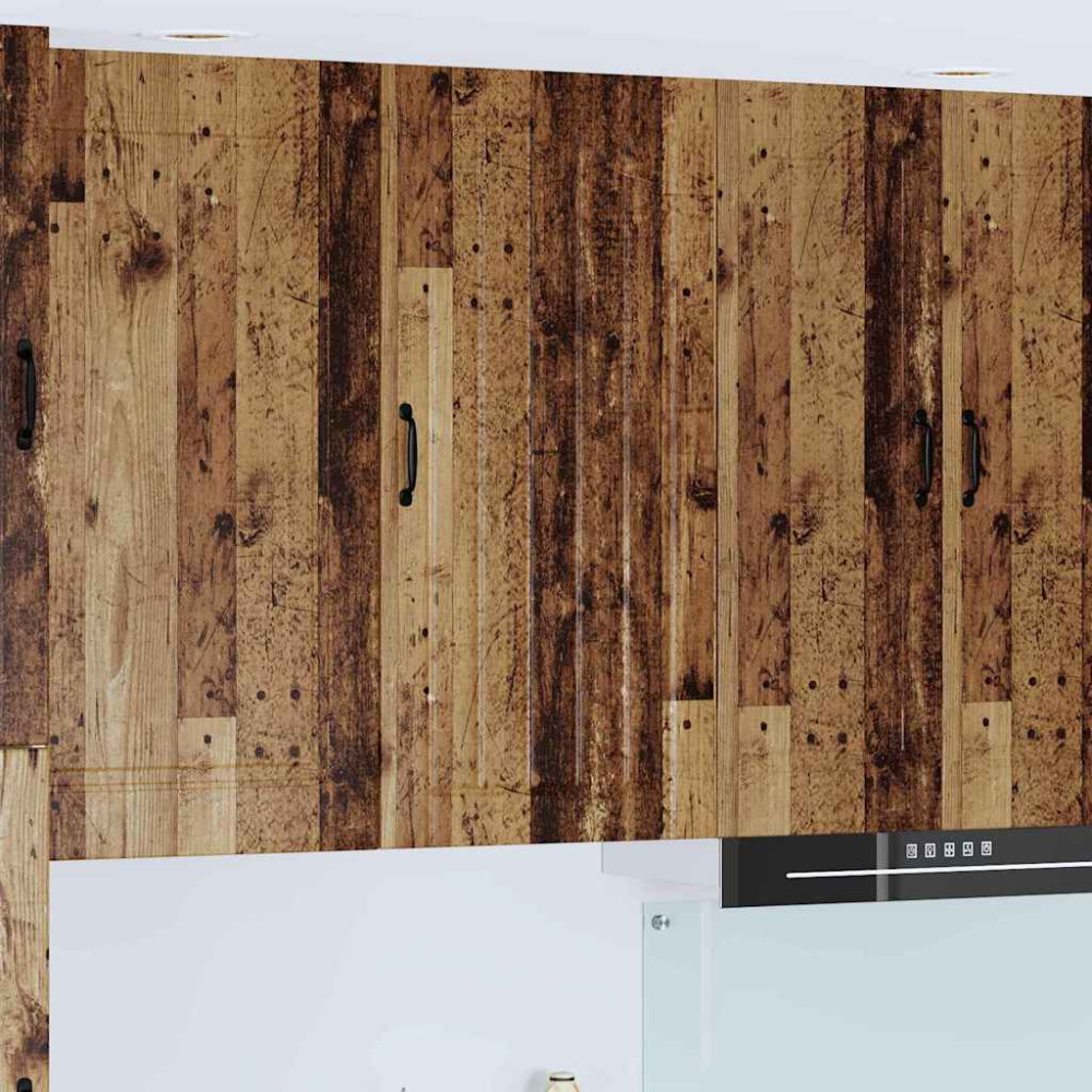 Produktbild för Väggskåp LUCCA Gammalt trä 50 x 31 x 100 cm Konstruerat trä