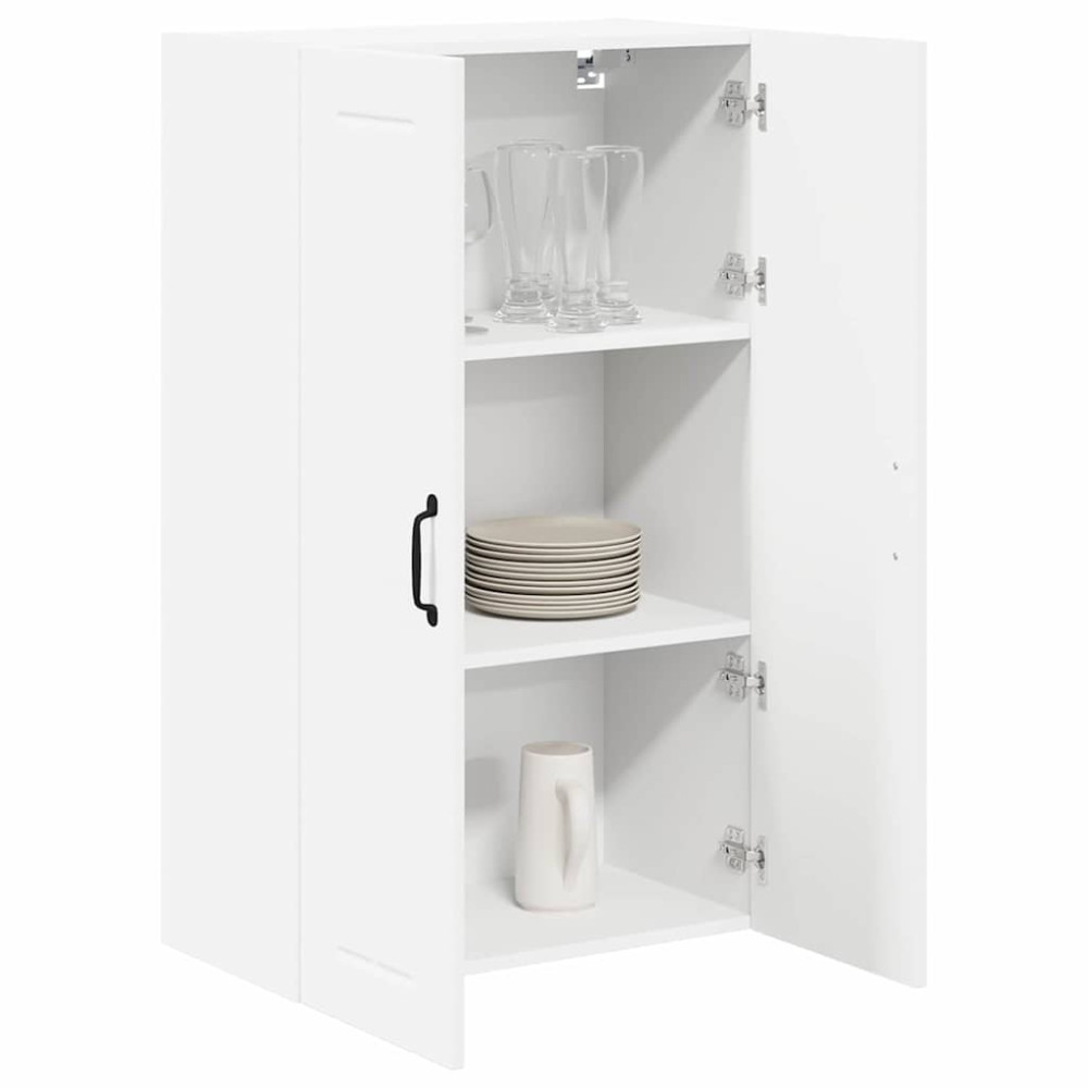 Produktbild för Väggskåp LUCCA Vit 60 x 31 x 100 cm Konstruerat trä