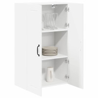 Produktbild för Väggskåp LUCCA Vit 60 x 31 x 100 cm Konstruerat trä