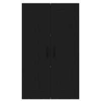 Produktbild för Väggskåp LUCCA Svart 60 x 31 x 100 cm Konstruerat trä