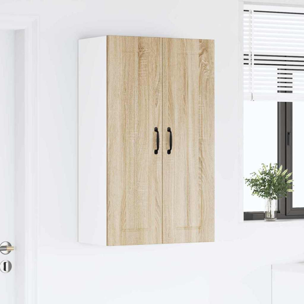 Produktbild för Väggskåp LUCCA Sonoma-ek 60 x 31 x 100 cm Konstruerat trä