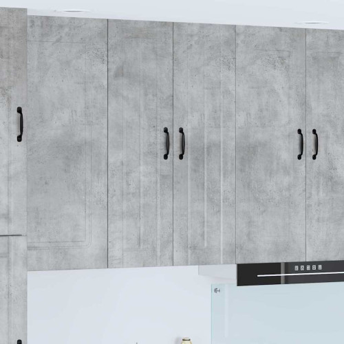 vidaXL Väggskåp LUCCA Betonggrå 60 x 31 x 100 cm Konstruerat trä
