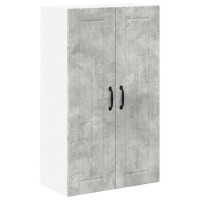 Produktbild för Väggskåp LUCCA Betonggrå 60 x 31 x 100 cm Konstruerat trä