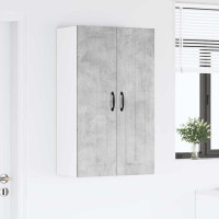 Produktbild för Väggskåp LUCCA Betonggrå 60 x 31 x 100 cm Konstruerat trä