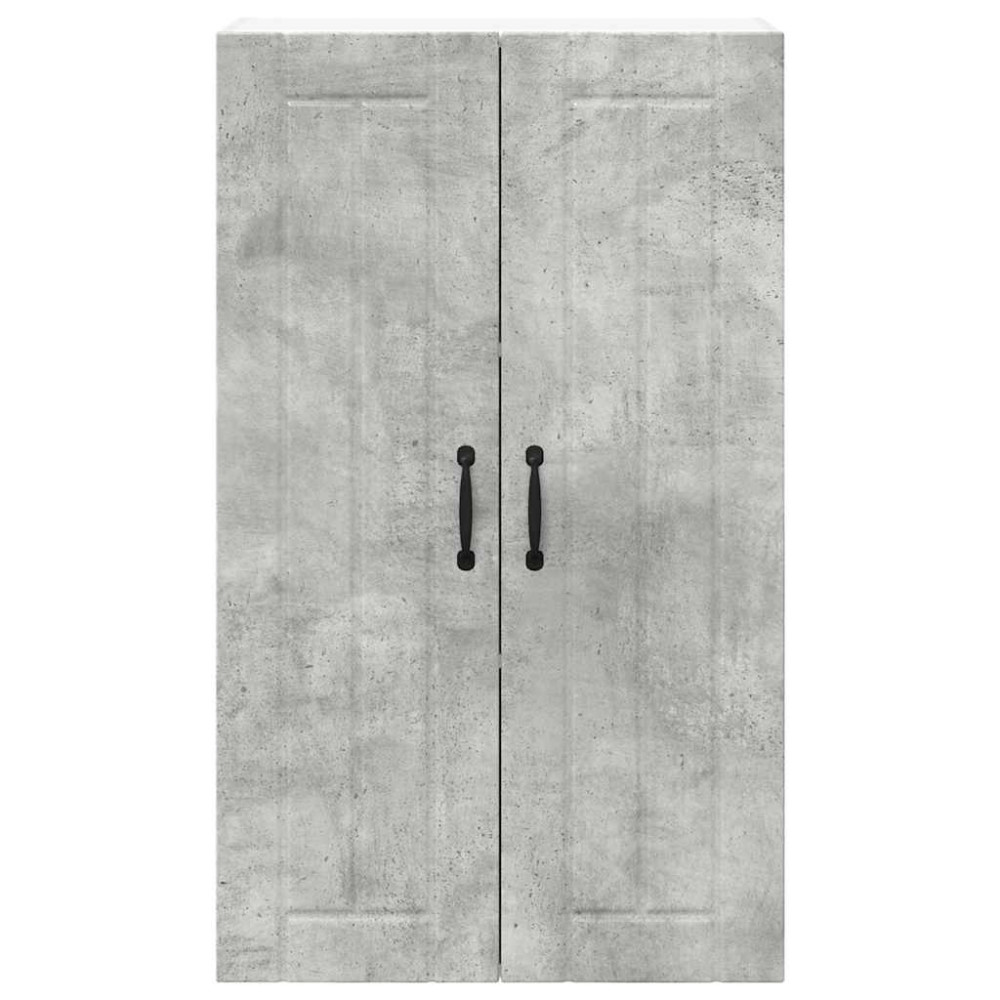 Produktbild för Väggskåp LUCCA Betonggrå 60 x 31 x 100 cm Konstruerat trä