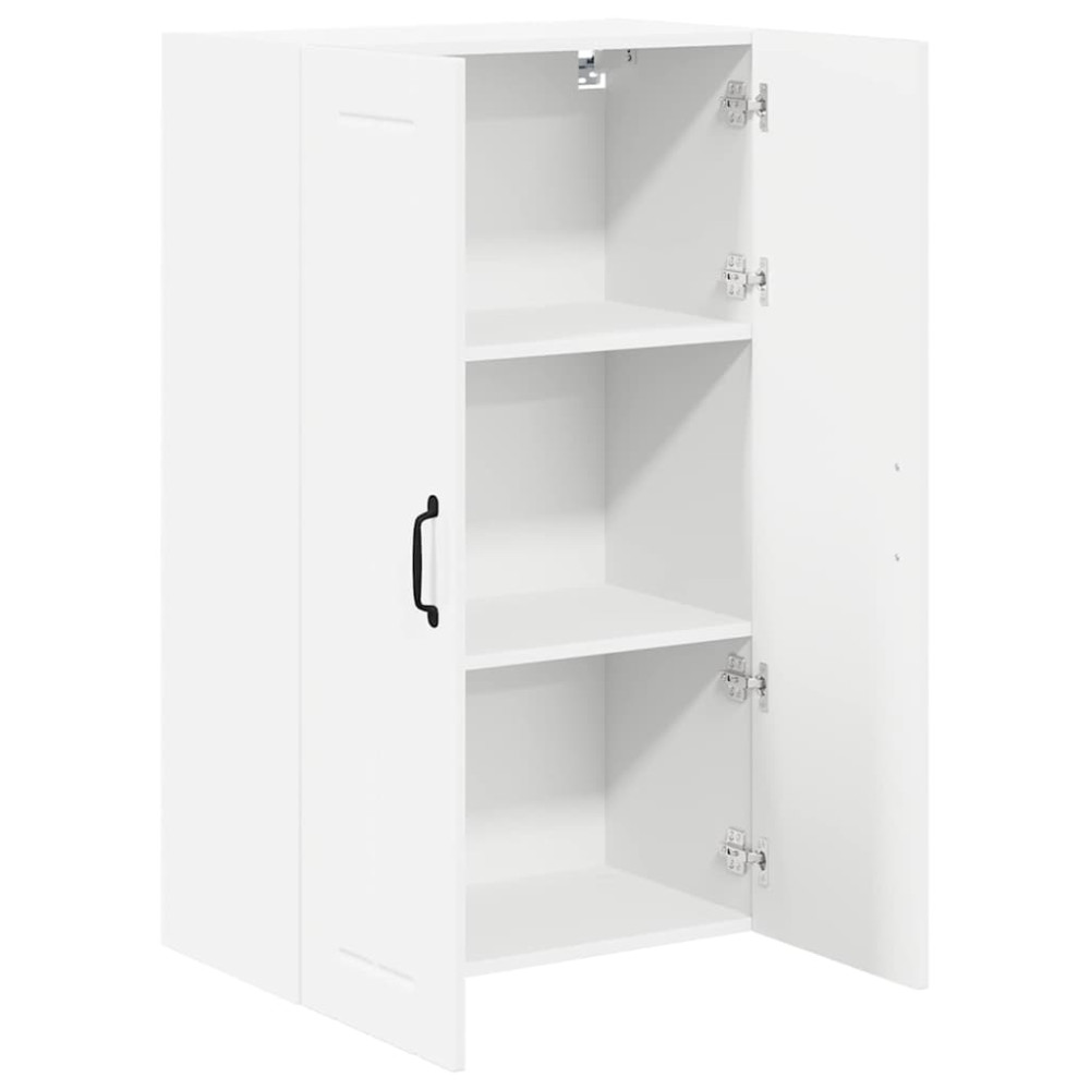 Produktbild för Väggskåp LUCCA Vit högglans 60 x 31 x 100 cm Konstruerat trä