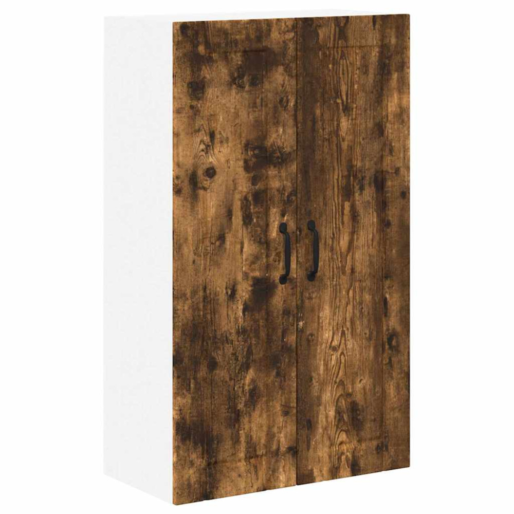 Produktbild för Väggskåp LUCCA Rökt ek 60 x 31 x 100 cm Konstruerat trä
