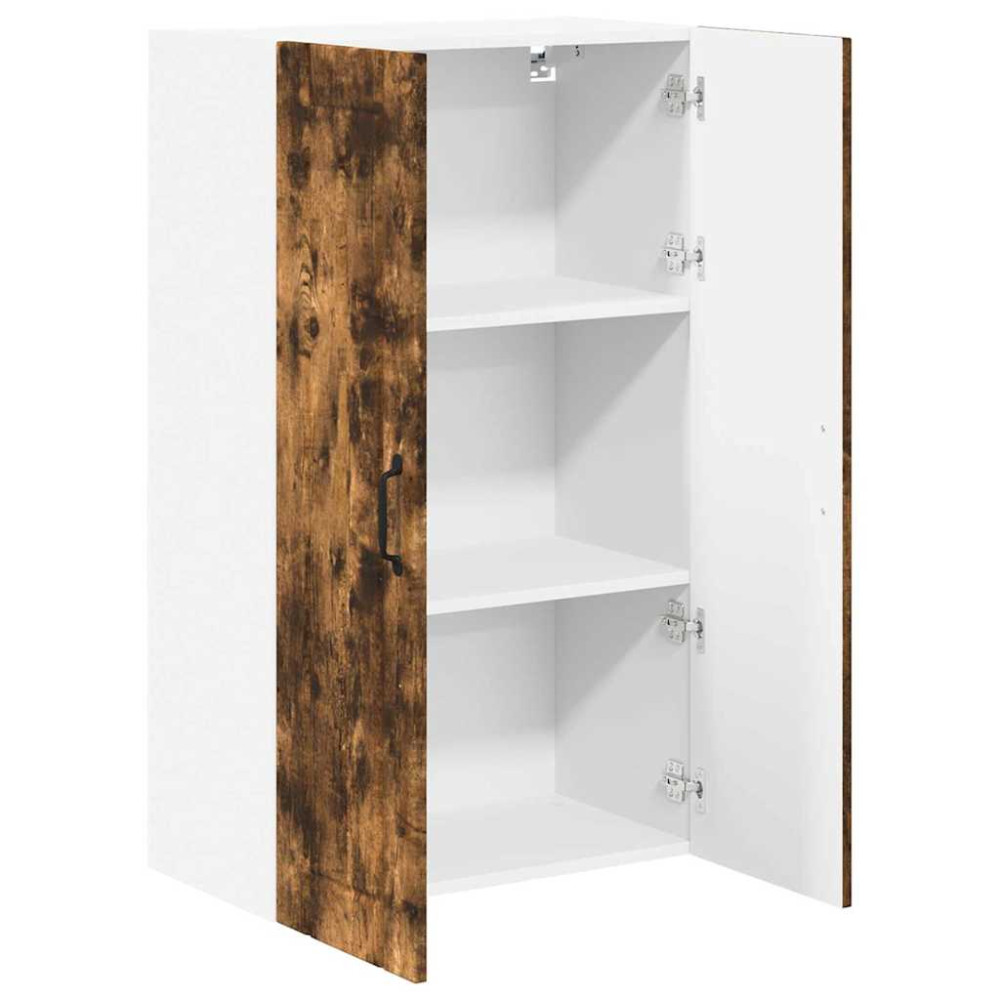 Produktbild för Väggskåp LUCCA Rökt ek 60 x 31 x 100 cm Konstruerat trä