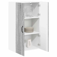 Produktbild för Väggskåp LUCCA Grå sonoma-ek 60 x 31 x 100 cm Konstruerat trä