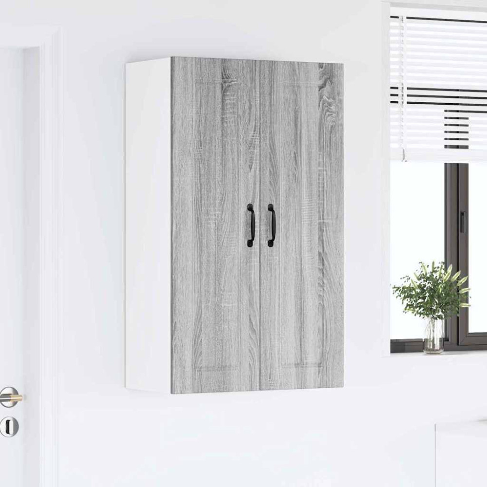 Produktbild för Väggskåp LUCCA Grå sonoma-ek 60 x 31 x 100 cm Konstruerat trä